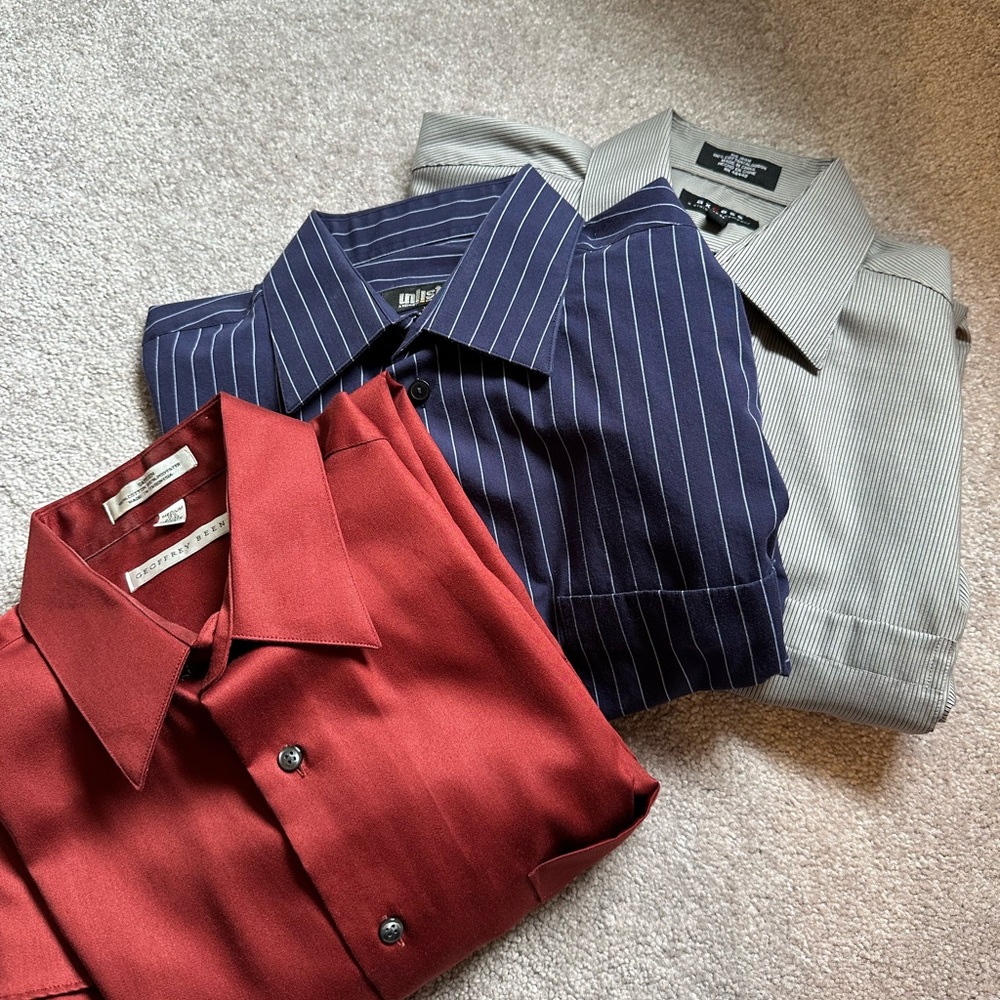 8 Men’s Dress shirts